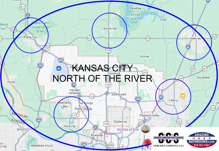 KC Northland Map - GCS Service Areas 2026